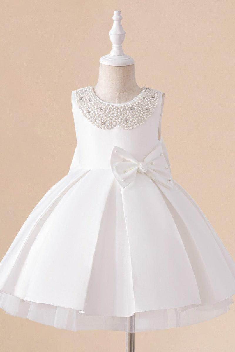 A-Line Knee Length Flower Girl Dress 811884333392 - COCOMELODY